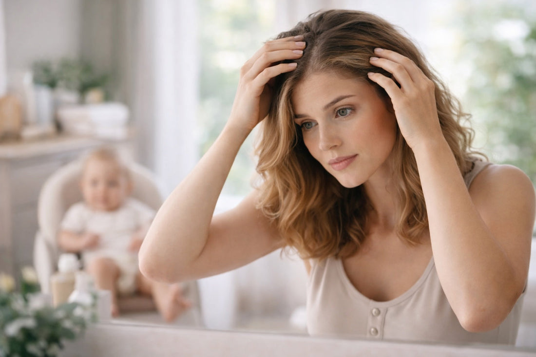 Postpartum hair loss: month-by-month timeline (0 to 12 months) and what you can do now