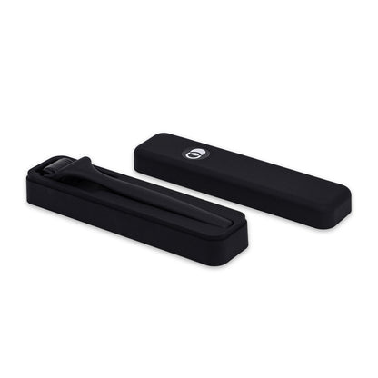 ZENLUCA Hair Growth Dermaroller next to its open travel case