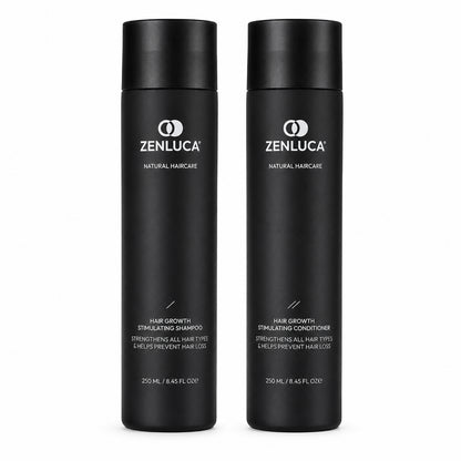 ZENLUCA Shampoo & Conditioner Set, Hair Growth Stimulating Shampoo and Conditioner that strengthens hair and helps prevent hair loss